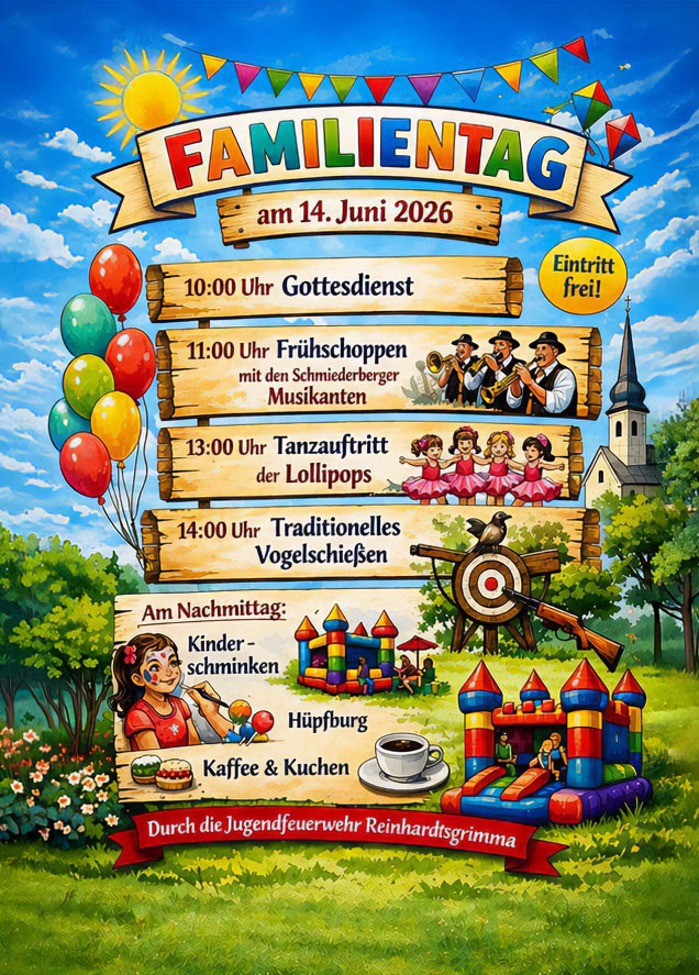 Plakat Familientag