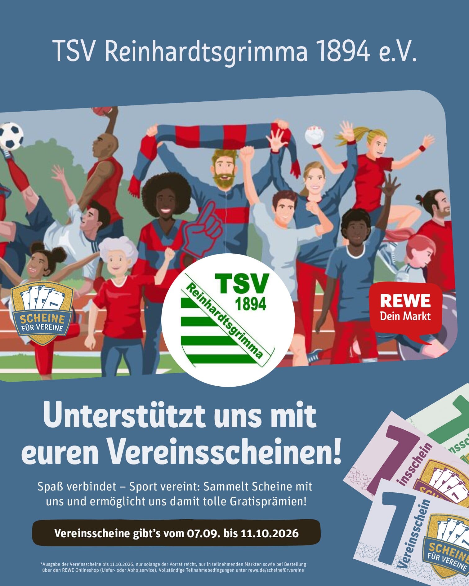 Scheine f&uuml;r Vereine